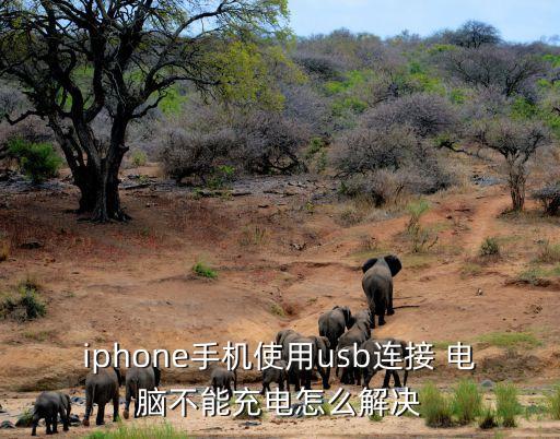 iphone手機使用usb連接 電腦不能充電怎么解決