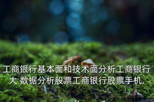 工商銀行基本面和技術(shù)面分析工商銀行大 數(shù)據(jù)分析股票工商銀行股票手機(jī)...