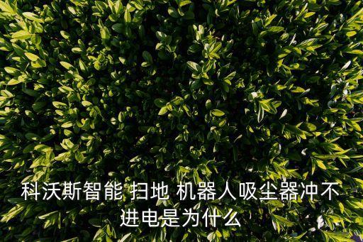 科沃斯智能 掃地 機(jī)器人吸塵器沖不進(jìn)電是為什么