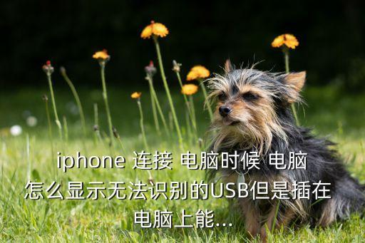 iphone 連接 電腦時(shí)候 電腦怎么顯示無(wú)法識(shí)別的USB但是插在 電腦上能...