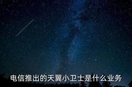 電信推出的天翼小衛(wèi)士是什么業(yè)務(wù)