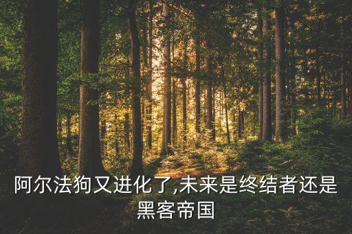 阿爾法狗又進(jìn)化了,未來是終結(jié)者還是黑客帝國