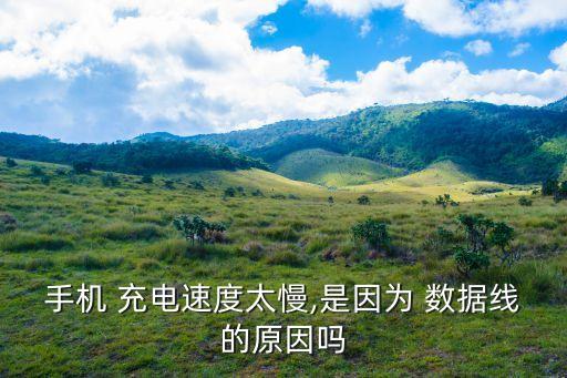 手機(jī) 充電速度太慢,是因為 數(shù)據(jù)線的原因嗎