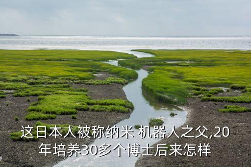 這日本人被稱(chēng)納米 機(jī)器人之父,20年培養(yǎng)30多個(gè)博士后來(lái)怎樣