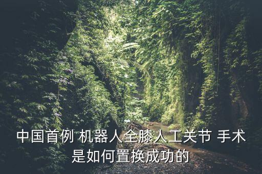 中國(guó)首例 機(jī)器人全膝人工關(guān)節(jié) 手術(shù)是如何置換成功的