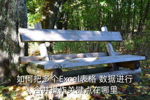 如何把多個(gè)Excel表格 數(shù)據(jù)進(jìn)行 合并操作關(guān)鍵點(diǎn)在哪里