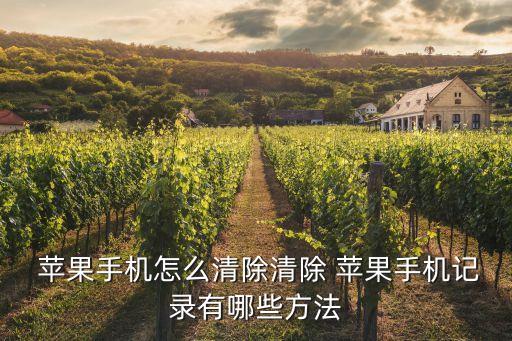 蘋果怎么刪除數據