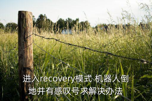進(jìn)入recovery模式 機(jī)器人倒地并有感嘆號求解決辦法