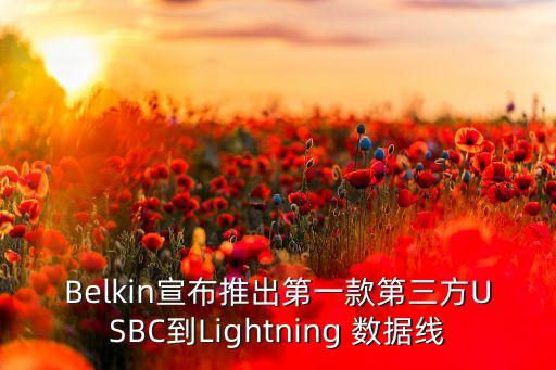 Belkin宣布推出第一款第三方USBC到Lightning 數(shù)據(jù)線