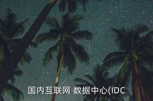 國(guó)內(nèi)互聯(lián)網(wǎng) 數(shù)據(jù)中心(IDC