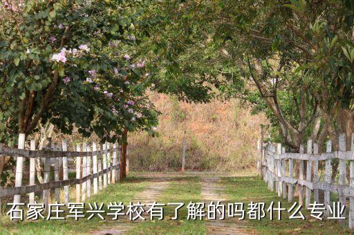 石家莊軍興學(xué)校有了解的嗎都什么專業(yè)
