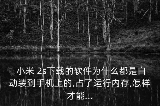  小米 2s下載的軟件為什么都是自動(dòng)裝到手機(jī)上的,占了運(yùn)行內(nèi)存,怎樣才能...