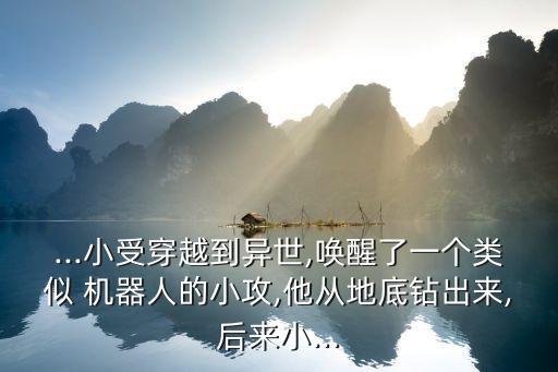 ...小受穿越到異世,喚醒了一個(gè)類似 機(jī)器人的小攻,他從地底鉆出來,后來小...