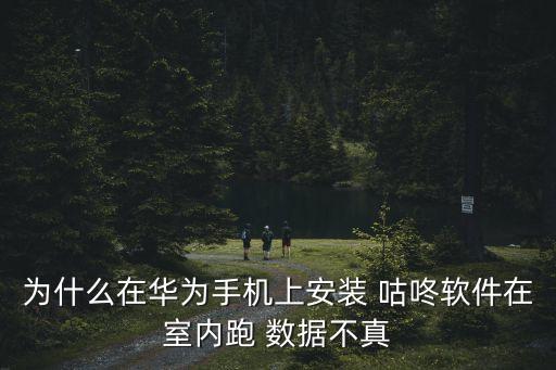 為什么在華為手機上安裝 咕咚軟件在室內跑 數據不真