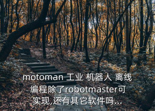 motoman 工業(yè) 機(jī)器人 離線 編程除了robotmaster可實(shí)現(xiàn),還有其它軟件嗎...
