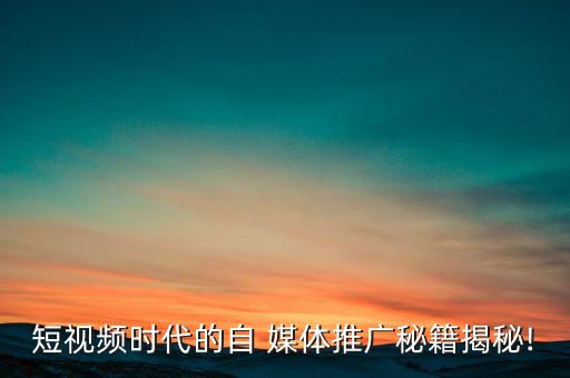 自媒體的傳播數(shù)據(jù)