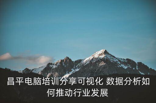 昌平電腦培訓(xùn)分享可視化 數(shù)據(jù)分析如何推動行業(yè)發(fā)展