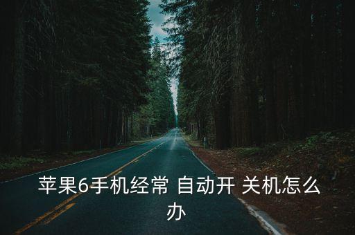  蘋果6手機(jī)經(jīng)常 自動開 關(guān)機(jī)怎么辦
