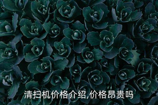 清掃機(jī)價(jià)格介紹,價(jià)格昂貴嗎