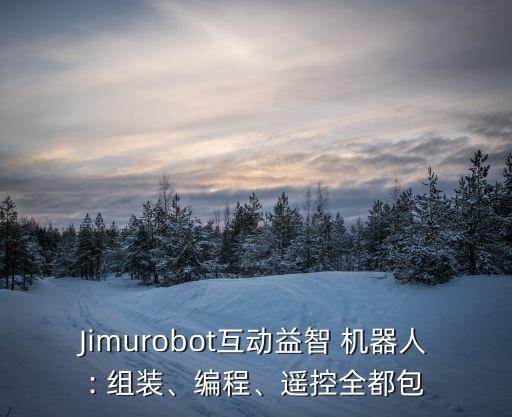 Jimurobot互動(dòng)益智 機(jī)器人: 組裝、編程、遙控全都包