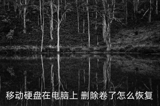 移動(dòng)硬盤(pán)在電腦上 刪除卷了怎么恢復(fù)