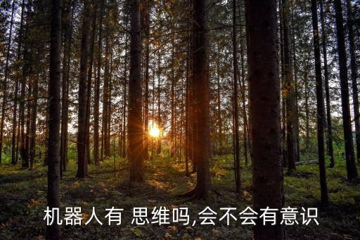 機器人有沒有思維 原因
