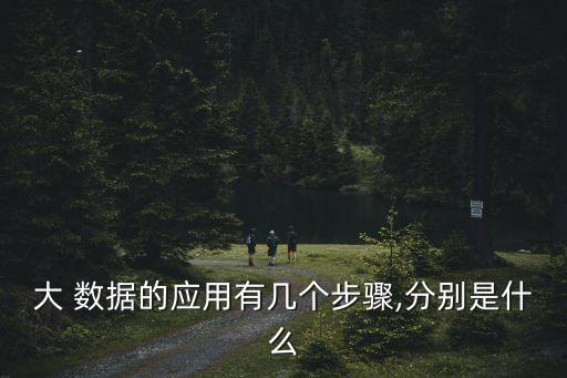 大 數(shù)據(jù)的應(yīng)用有幾個(gè)步驟,分別是什么