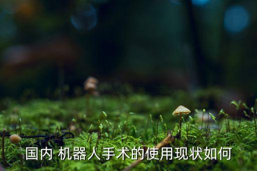 國內(nèi) 機器人手術(shù)的使用現(xiàn)狀如何