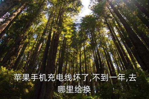  蘋果手機(jī)充電線壞了,不到一年,去哪里給換