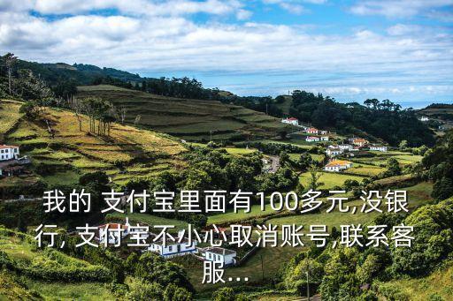 我的 支付寶里面有100多元,沒銀行, 支付寶不小心取消賬號,聯系客服...