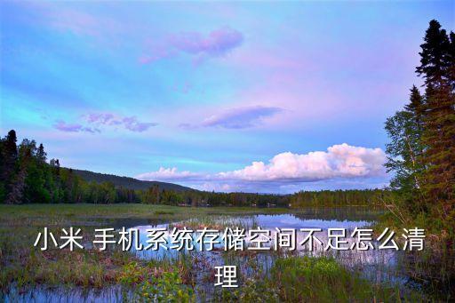  小米 手機(jī)系統(tǒng)存儲(chǔ)空間不足怎么清理