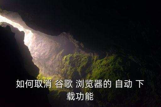 谷歌瀏覽器自動下載