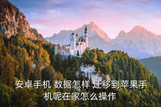  安卓手機(jī) 數(shù)據(jù)怎樣 遷移到蘋果手機(jī)呢在家怎么操作