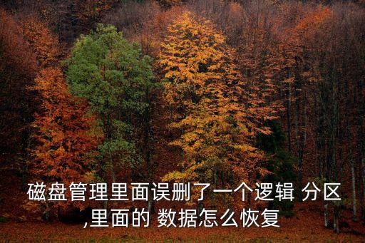 磁盤刪除分區(qū)后還能還原數(shù)據(jù)嗎
