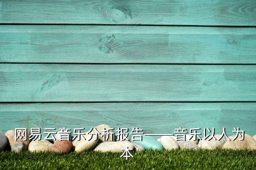  網(wǎng)易云音樂分析報告——音樂以人為本