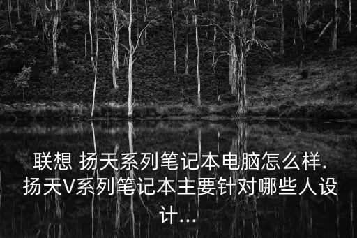  聯(lián)想 揚天系列筆記本電腦怎么樣. 揚天V系列筆記本主要針對哪些人設(shè)計...