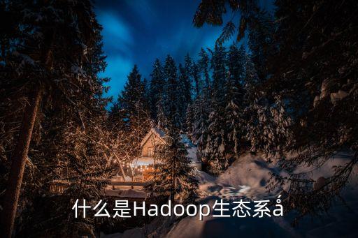 什么是Hadoop生態(tài)系?