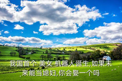 我國首個(gè) 美女 機(jī)器人誕生,如果未來能當(dāng)媳婦,你會(huì)娶一個(gè)嗎