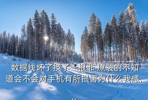  數(shù)據(jù)線壞了換了一根非 原裝的不知道會不會對手機有所損害為什么我感...