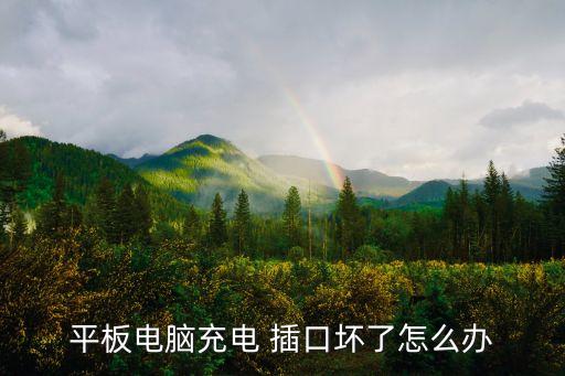 平板電腦充電 插口壞了怎么辦