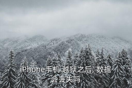 iPhone手機 越獄之后, 數(shù)據(jù)會丟失嗎