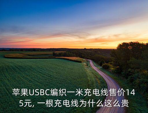 蘋(píng)果USBC編織一米充電線售價(jià)145元, 一根充電線為什么這么貴