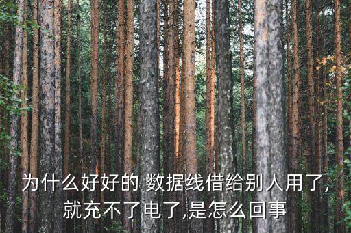 和別人用同一個數(shù)據(jù)線