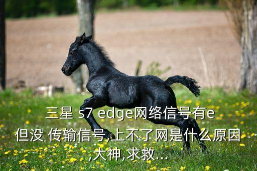  三星 s7 edge網(wǎng)絡(luò)信號(hào)有e但沒 傳輸信號(hào),上不了網(wǎng)是什么原因,大神,求救...