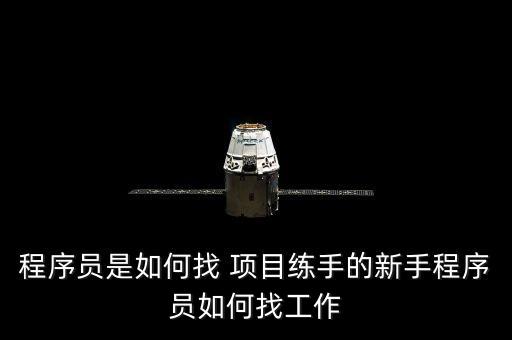 程序員是如何找 項(xiàng)目練手的新手程序員如何找工作