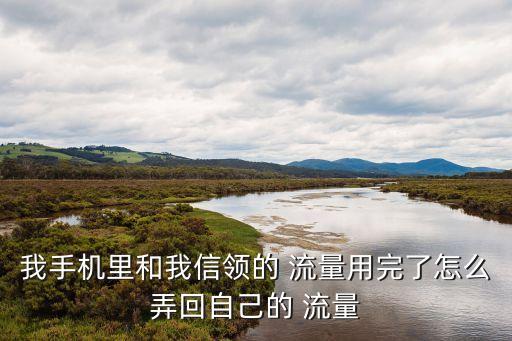 我手機(jī)里和我信領(lǐng)的 流量用完了怎么弄回自己的 流量