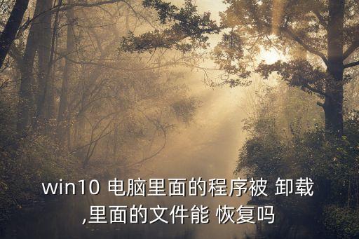 電腦卸載游戲數(shù)據(jù)恢復,蘋果卸載APP后數(shù)據(jù)恢復