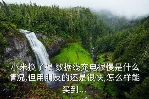  小米換了根 數(shù)據(jù)線充電很慢是什么情況,但用朋友的還是很快,怎么樣能買到...