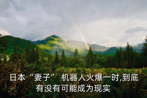 老婆機(jī)器人可以玩嗎,老婆和妹妹都變成了機(jī)器人