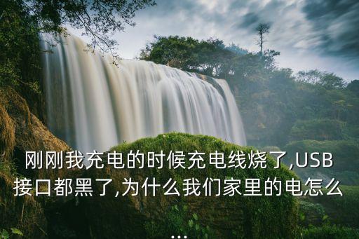 剛剛我充電的時(shí)候充電線燒了,USB接口都黑了,為什么我們家里的電怎么...